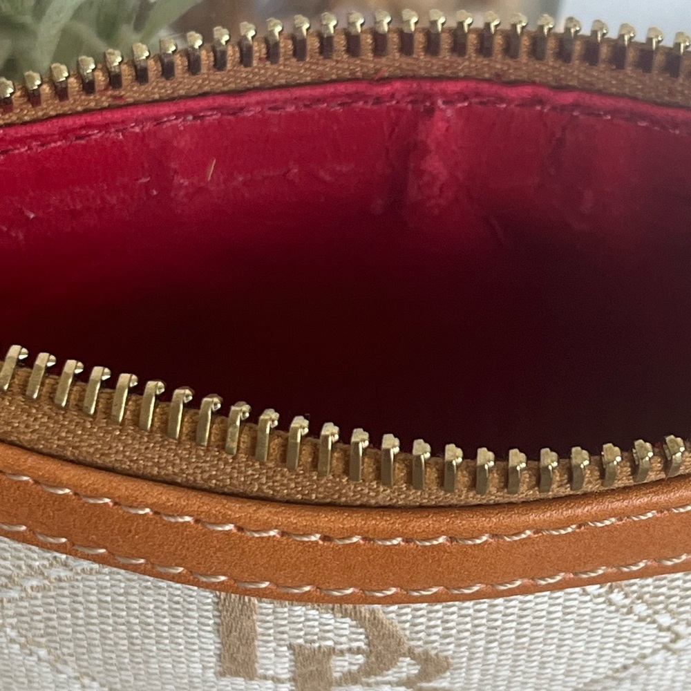 Dooney & Bourke Beige and Tan Wristlet - Picture 8 of 12